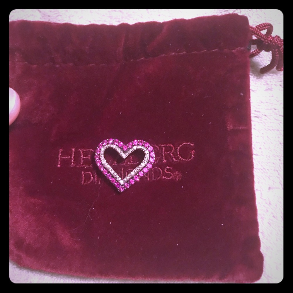 EUC Helzberg heart pendant. Just inspected.